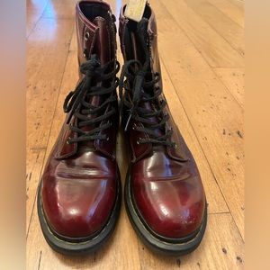 Used winners red Dr Marten boots size 9